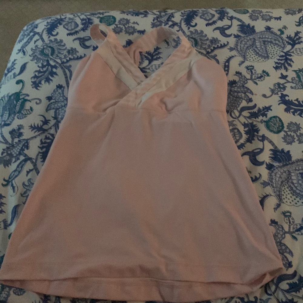 Pink lululemon tank